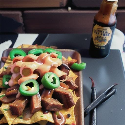 Memphis-style loaded nachos