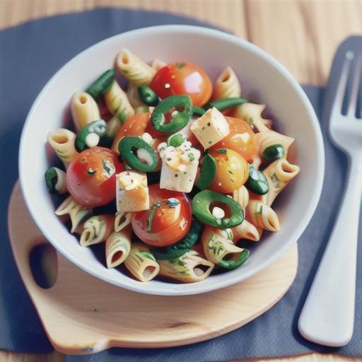 Roasted tomato and feta pasta