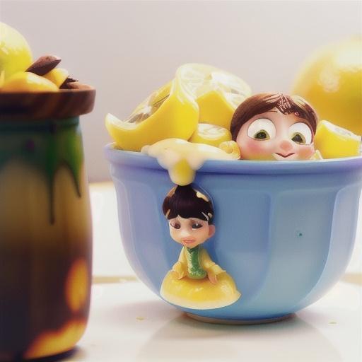 Luscious little lemon puddings