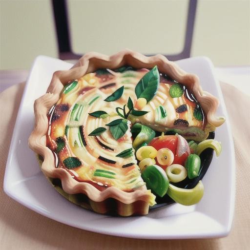 Simple spring quiche