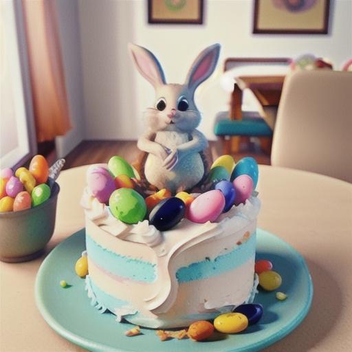 Easter Bunny Cake