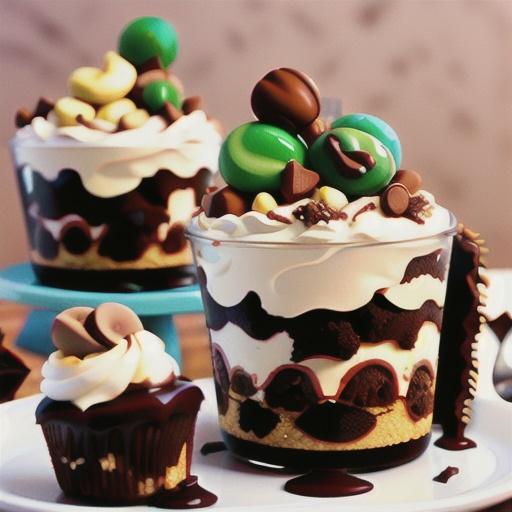 Triple-Chocolate Brownie Trifle