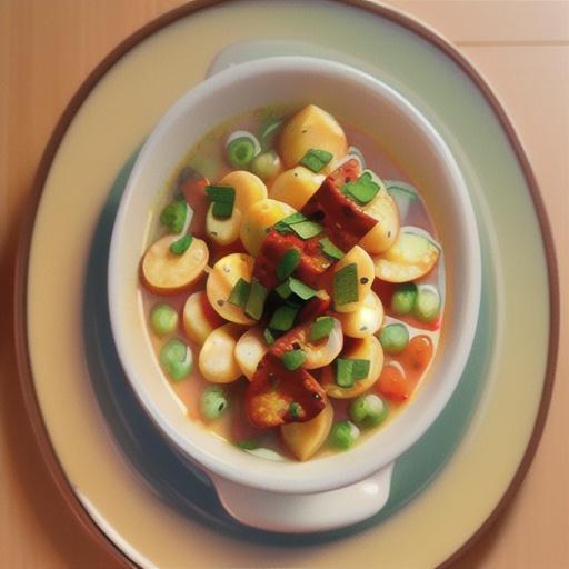 Potato Soup with Chorizo