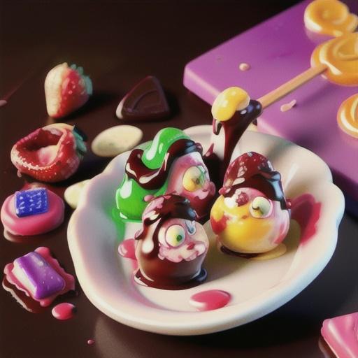 Marbled Chocolate-Covered Strawberries