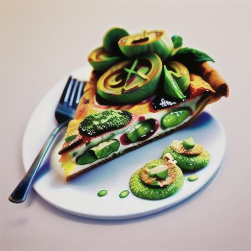 Potato & kumara frittata with artichoke pesto