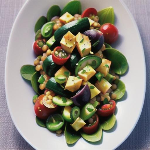 Lentil Salad with Summer Vegetables