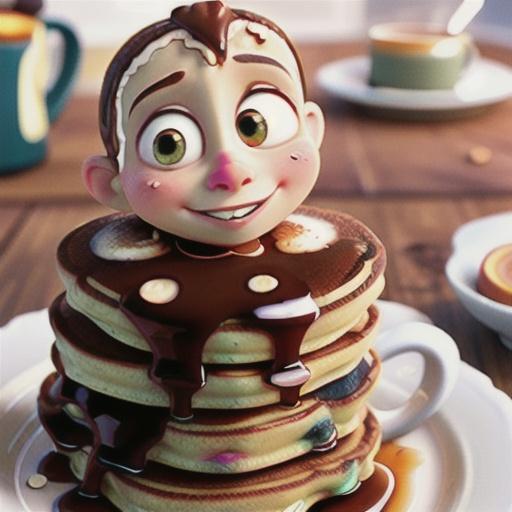 Caramel Latte Pancakes