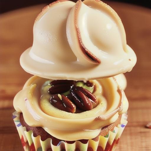 Pecan Pie-Stuffed Cupcakes