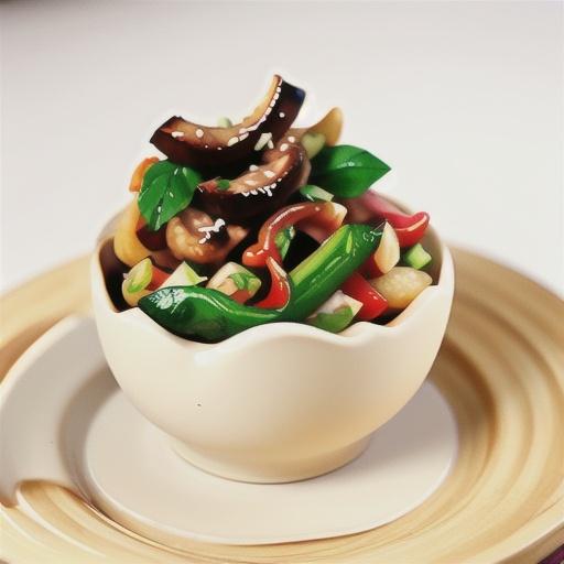 Char siu veal and vegie stir-fry