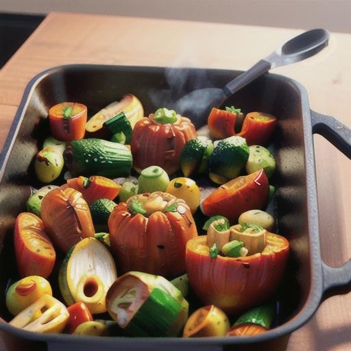 Vegan Oven-Roasted Vegetables