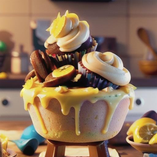 One Bowl Lemon Cupcakes