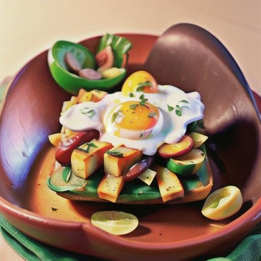 Green Chile, Egg and Potato Bake