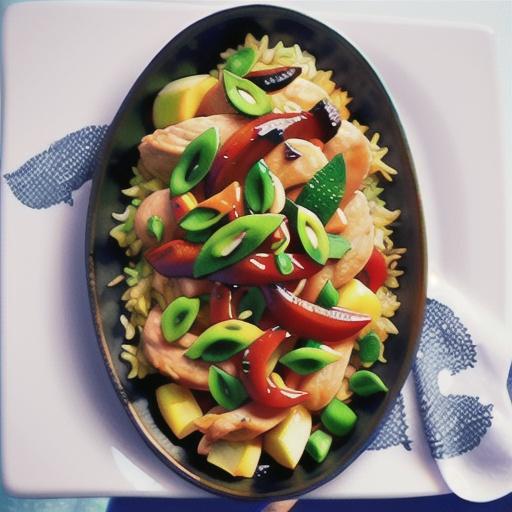 Tasty chicken and coconut stir-fry recipe