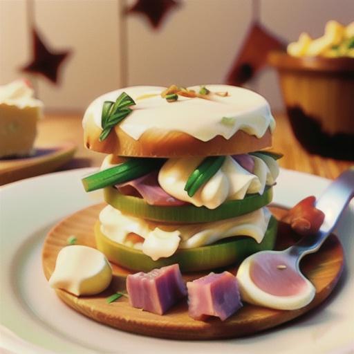 Simple Cream Cheese and Ham Spread