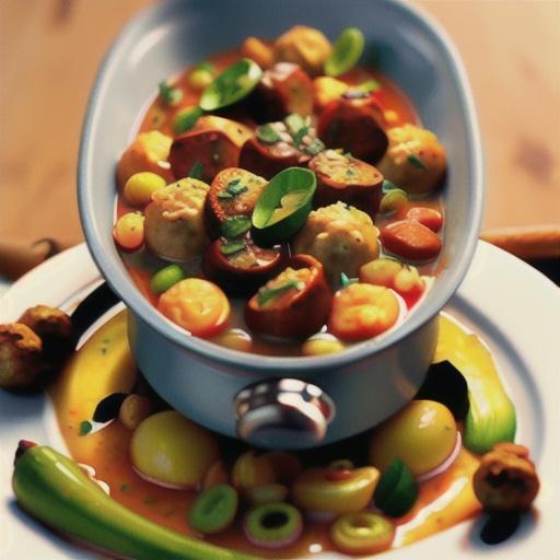 Slow-Cooker Meatball-Bean Stew