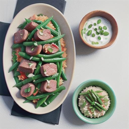 Tomato and green bean beef keema