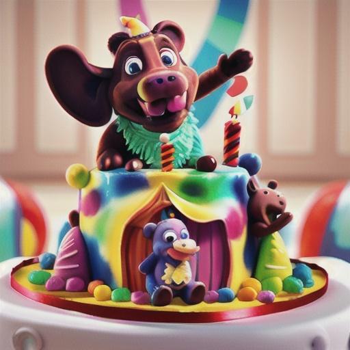 Circus Birthday Cake