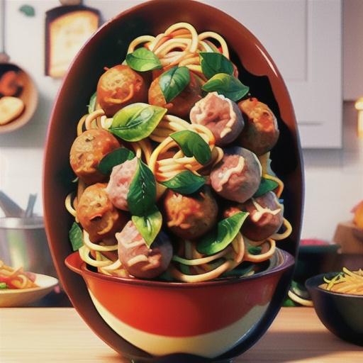 Speedy spaghetti and meatballs