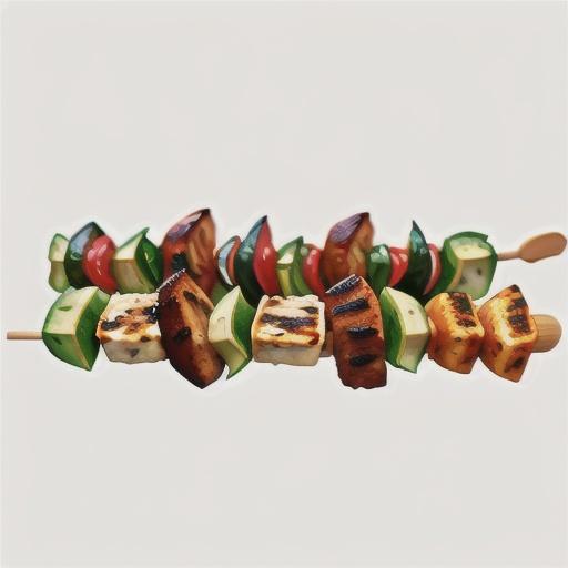 Lamb and haloumi kebabs