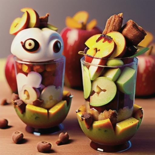 Spiked Apple Crisp Shooters
