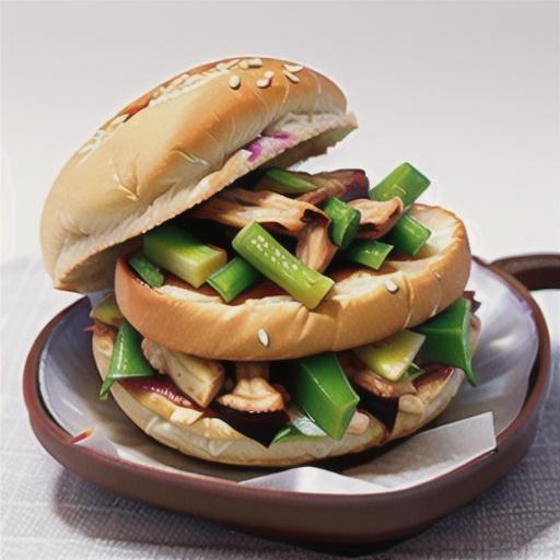 White Barbecue Chicken Sandwiches