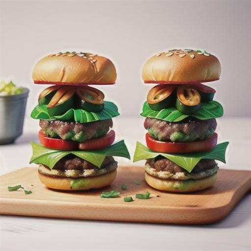 Mushroom and beef mince burgers recipe