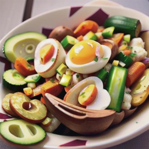 My Mom's Potato Salad with Carrot and Egg
