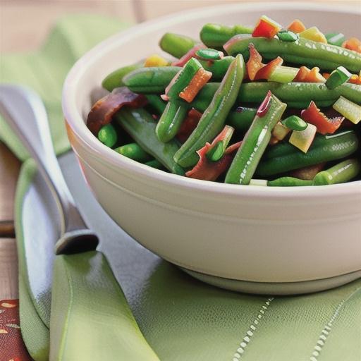 Sweet and Sour Green Beans with Bacon