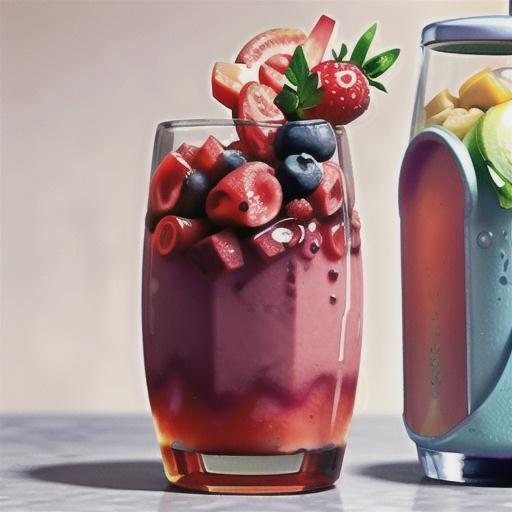 Berry and watermelon juice recipe