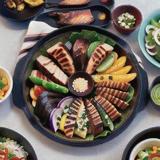 Korean Salad with Sesame Dressing