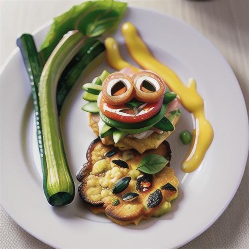 Smoked salmon and zucchini fritters