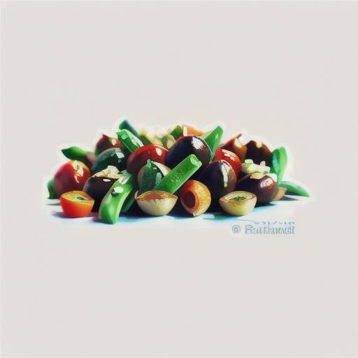 Oven roasted tomato & bean salad