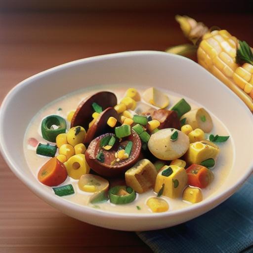 Slow Cooker Potato Corn Chowder