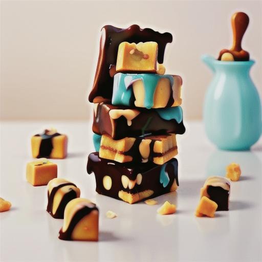 Salted caramel fudge