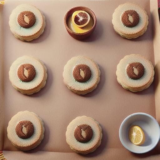 Gluten-free lemon millet biscuits