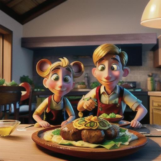 Pork with mustard and dijonnaise