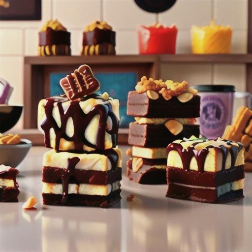 Brownie Batter-Peanut Butter Chex™ Bars