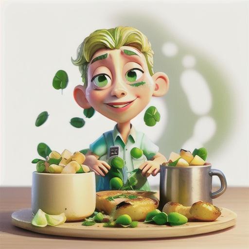 Beer-battered barra and potato scallops with minted pea mayo