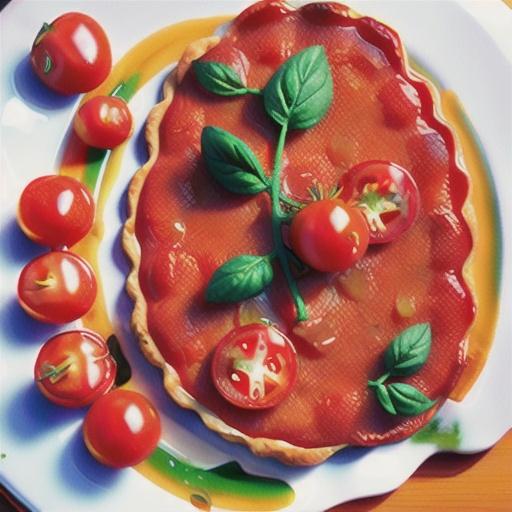 Tomato tarte tatin