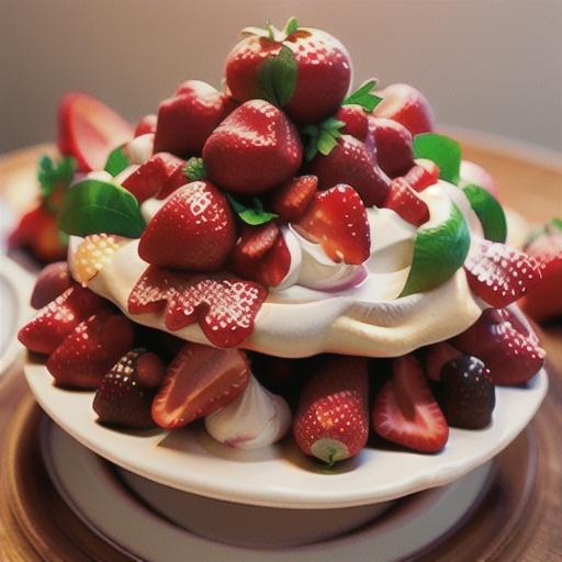 Chef John's Pavlova with Strawberries