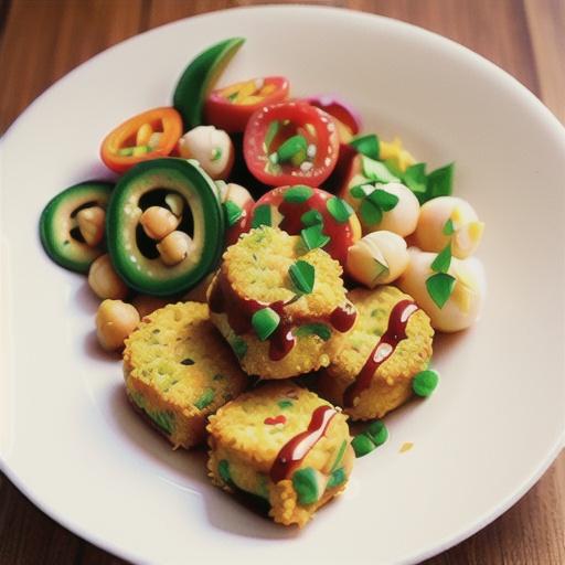 Lentil and chickpea croquettes