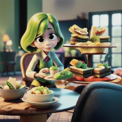 Crab, basil and cucumber finger sandwiches