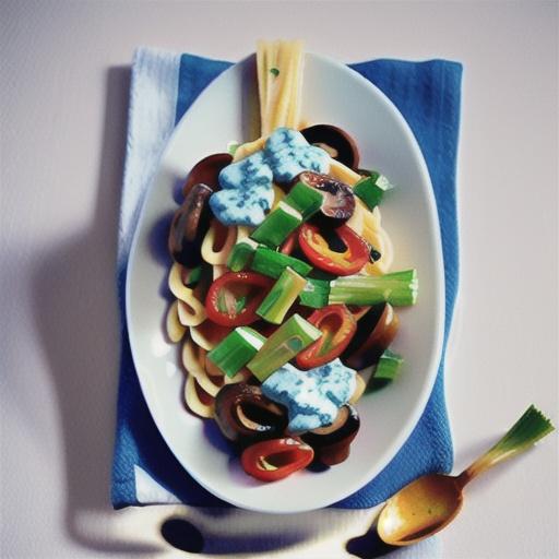 Creamy leek and mushroom pasta recipe