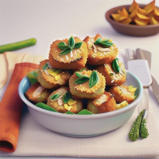 Herb crusted chicken bites