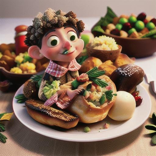 Roast Turkey Breast with Breadcrumb Stuffing