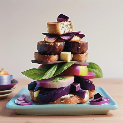 Lamb and haloumi open rye sandwich with beetroot slaw