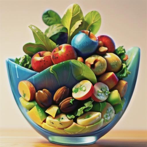 Apple, Blue Cheese and Walnut Salad