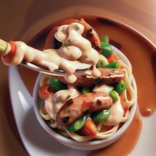 Fettuccine with Creamy Tomato Italian Sausage Sauce