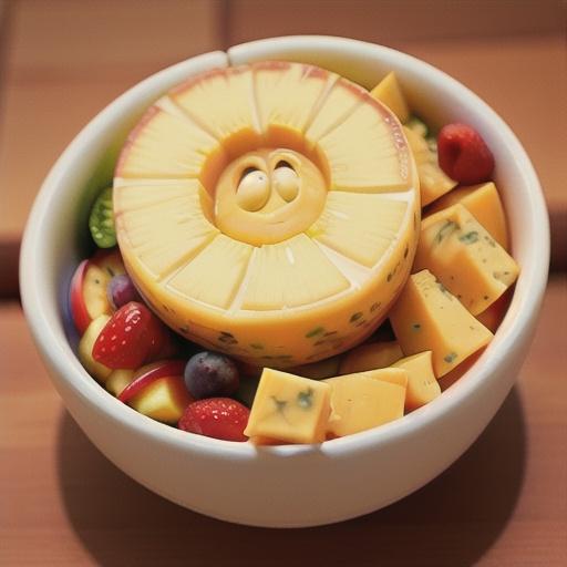 Layered Cheddar-Fruit Salad