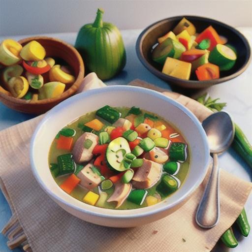 Low-Carb Chicken Vegetable Soup
